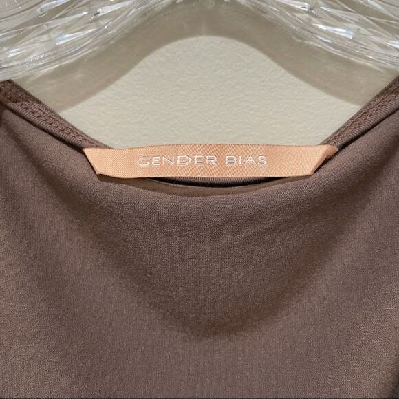 Gender Bias Tank with Two Buckles Coffee Brown Size Large - Picture 5 of 8